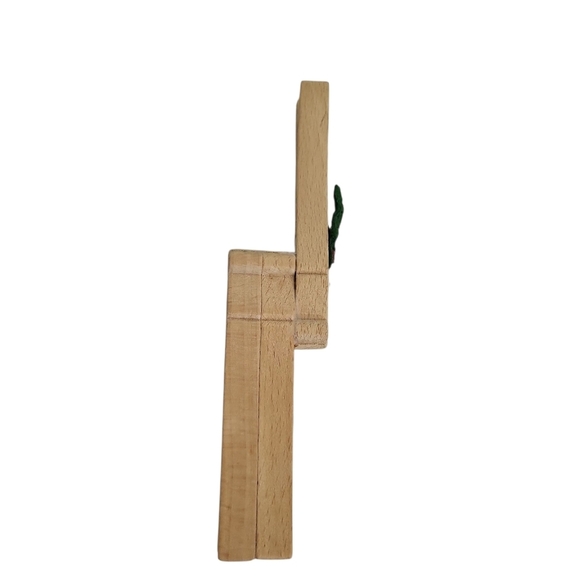 Rudolph the Red Nosed Reindeer Clothespin Christmas Tree Ornament Handmade - Picture 2 of 3